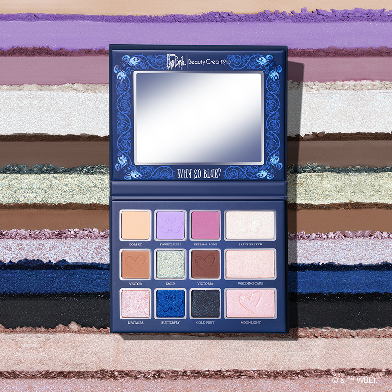 Tim Burton's Corpse Bride x Beauty Creations "Why So Blue?" Multi-Use Palette